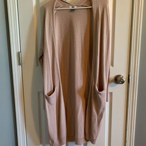 Long cardigan with pockets